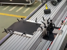 Cutting test for 11mm thickness rubber belt