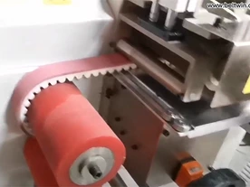 Beltwin HTD14M timing belt face grinding test video