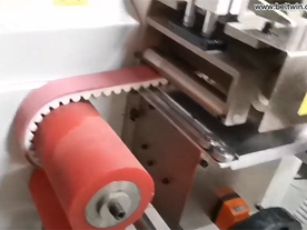 Beltwin HTD14M timing belt face grinding test video