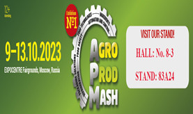 Let’s meet at the AGROPRODMASH in Russia