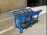 Rack with Rollers for PVC PU Conveyor Belt Material Easy to Carry