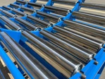Rack with Rollers for PVC PU Conveyor Belt Material Easy to Carry