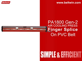 Conveyor Belt Air Cooling Splice Press Finger Joint PVC Belt PA-1800