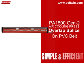 Conveyor Belt Air Cooling Splice Press Overlap Joint PVC Belt PA-1800
