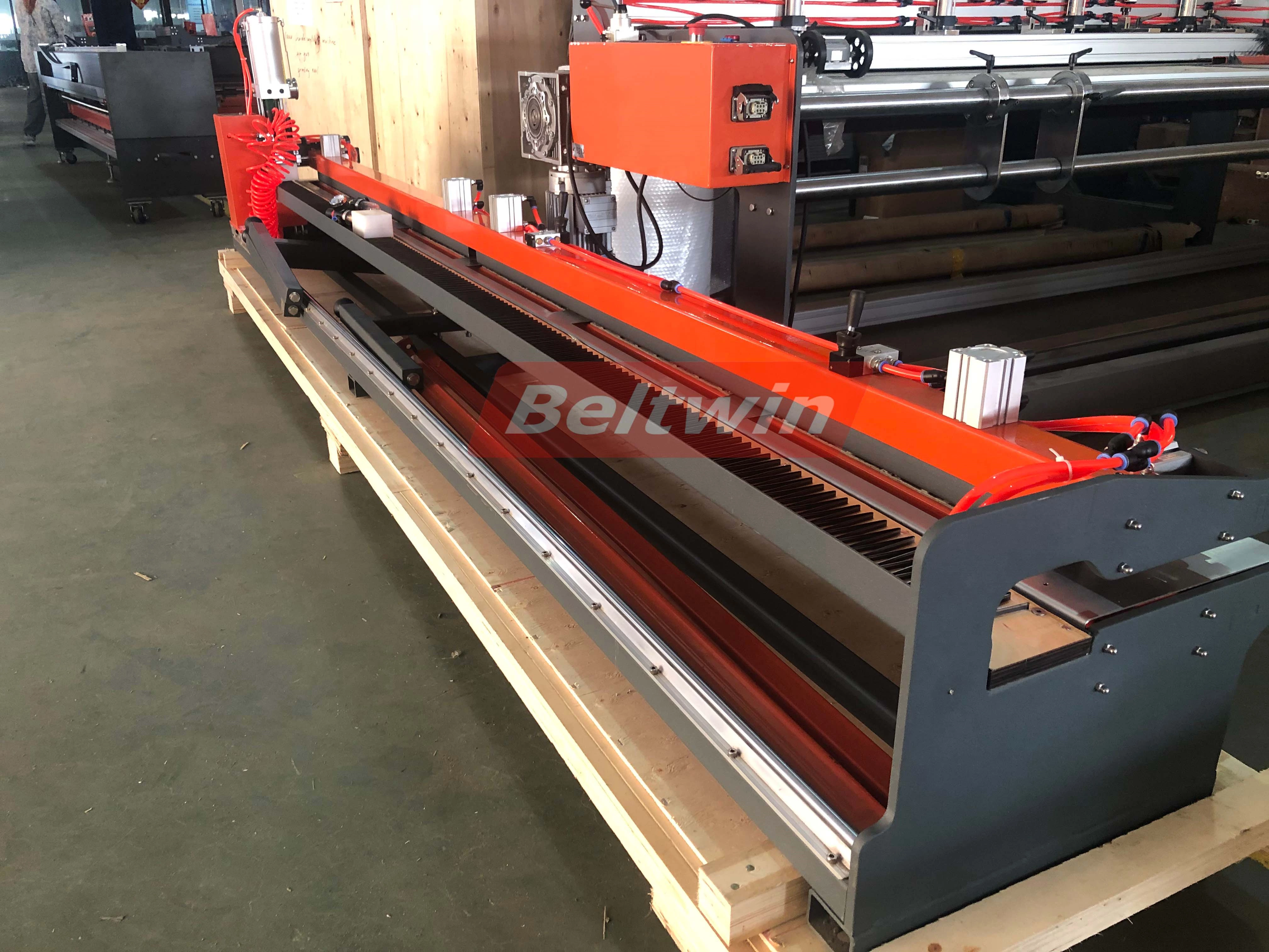 Pneumatic Portable PVC/PU Conveyor Belts Finger Punch Machine 1600 With Free U-type Cutter