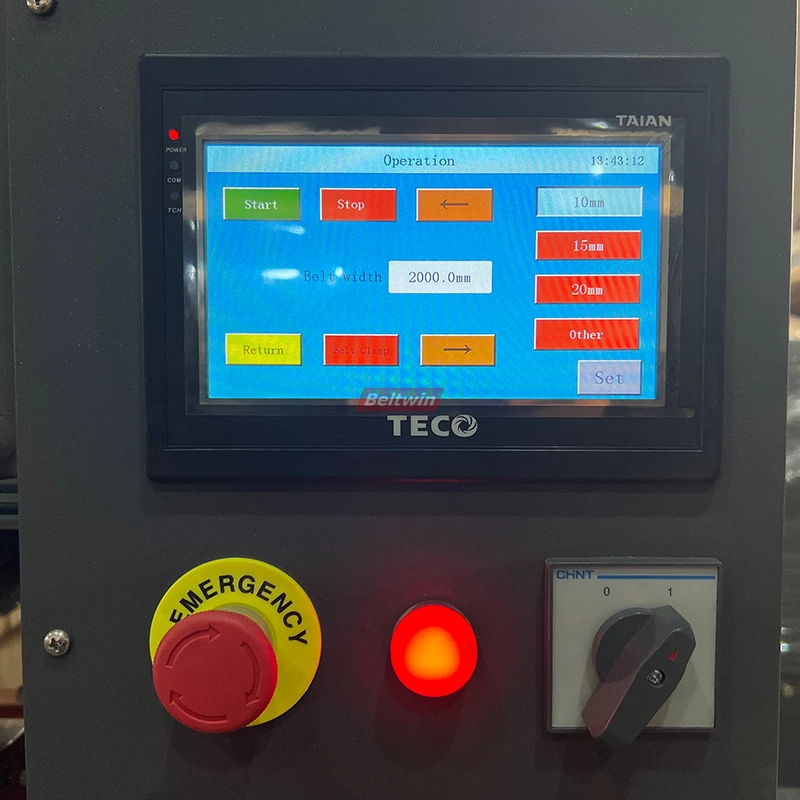 High quailty  Automatic  PU PVC Conveyor  Belt Finger Punch  Machine TB1000-4000