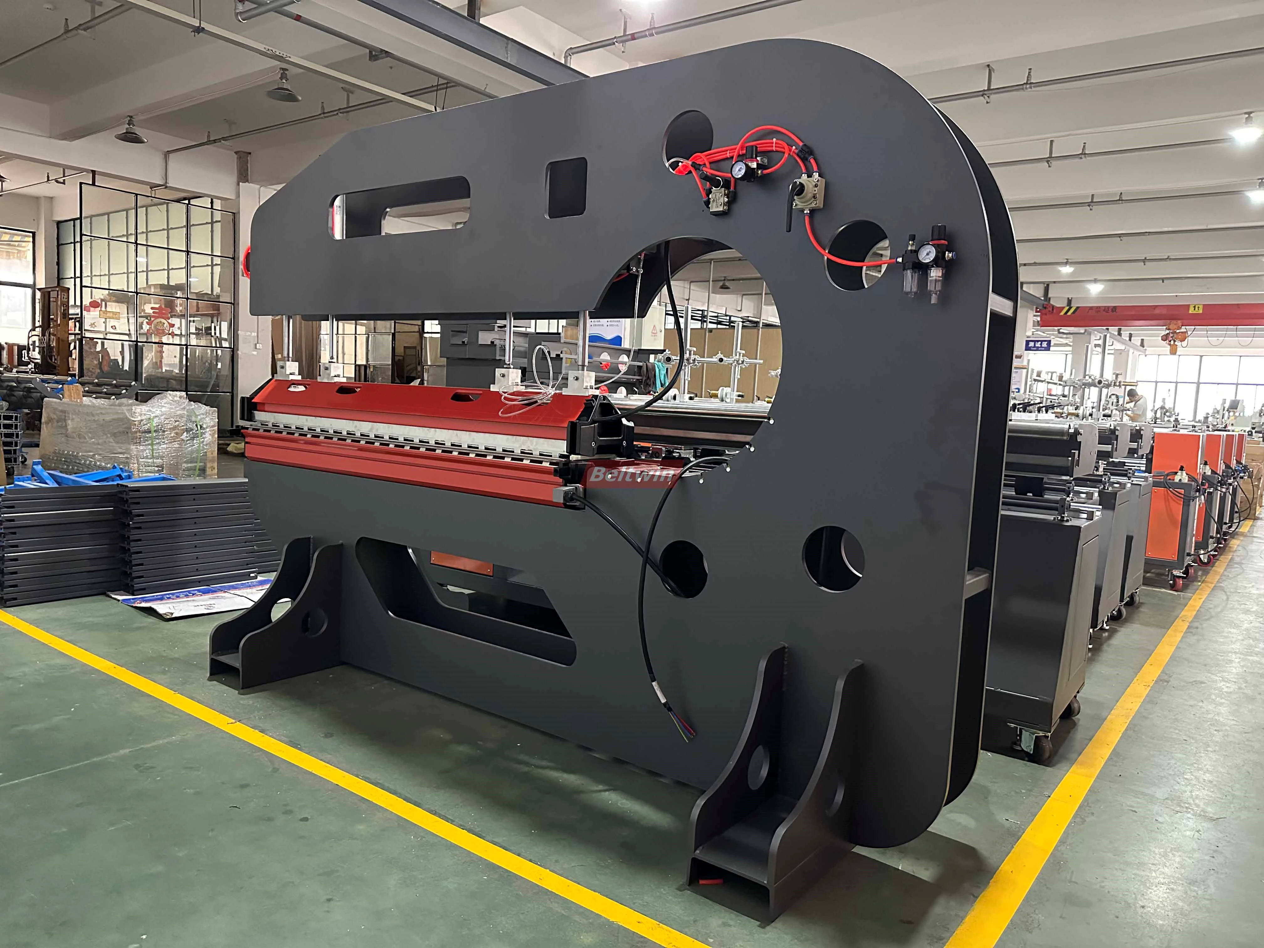 Air Cooling Splice Press Longitudinal Jointing PVC PU Conveyor Belt