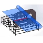Air Cooling Splice Press for Longitudinal Jointing of PVC PU Conveyor Belts