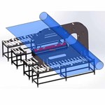 Air Cooling Splice Press for Longitudinal Jointing of PVC PU Conveyor Belts