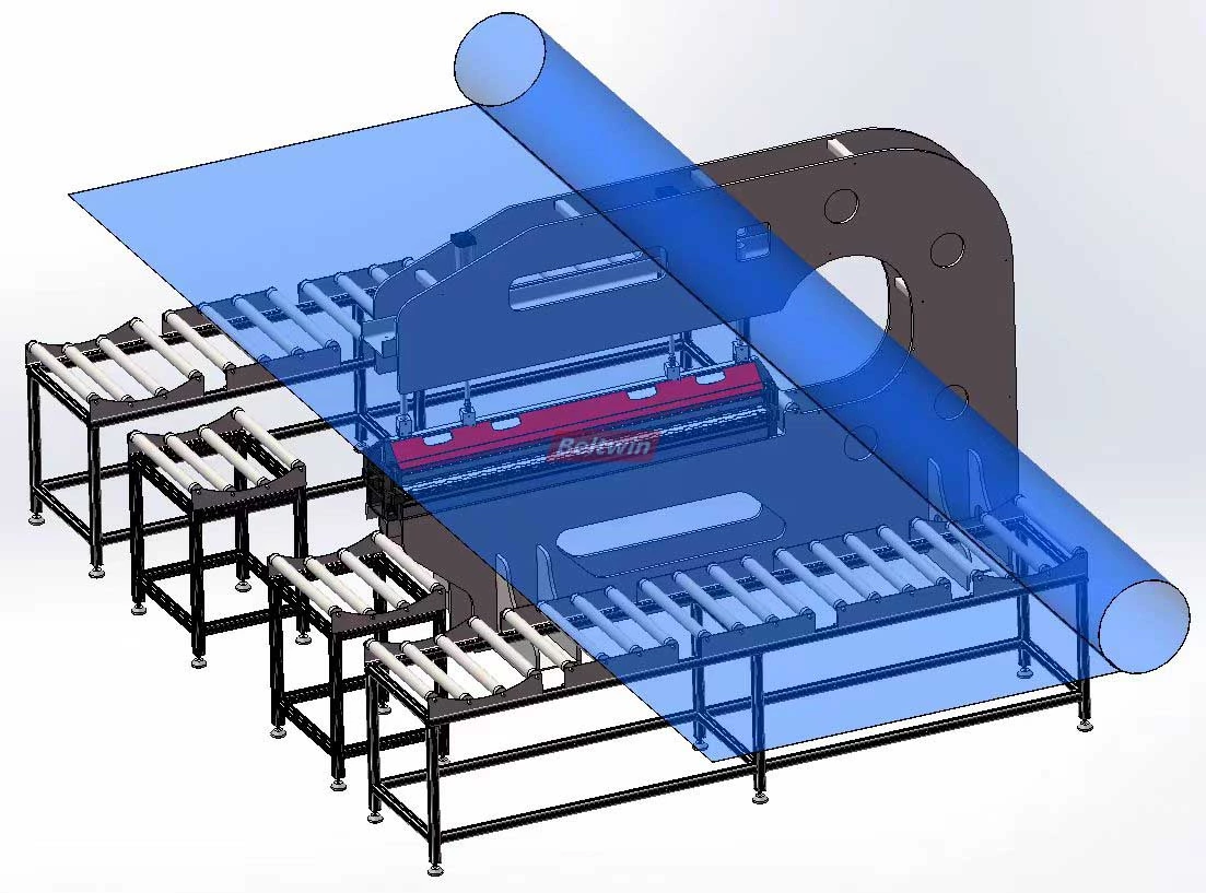 Air Cooling Splice Press for Longitudinal Jointing of PVC PU Conveyor Belts