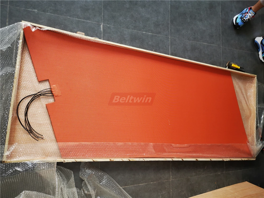 Belt Vulcanizing Press Spare Parts Silicone Heating Element