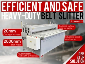 Beltwin Heavy duty Belt Slitter 2000mm Belt Width
