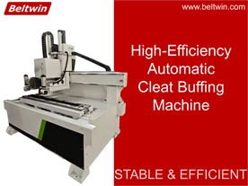 Automatic Cleat Buffing Machine Video