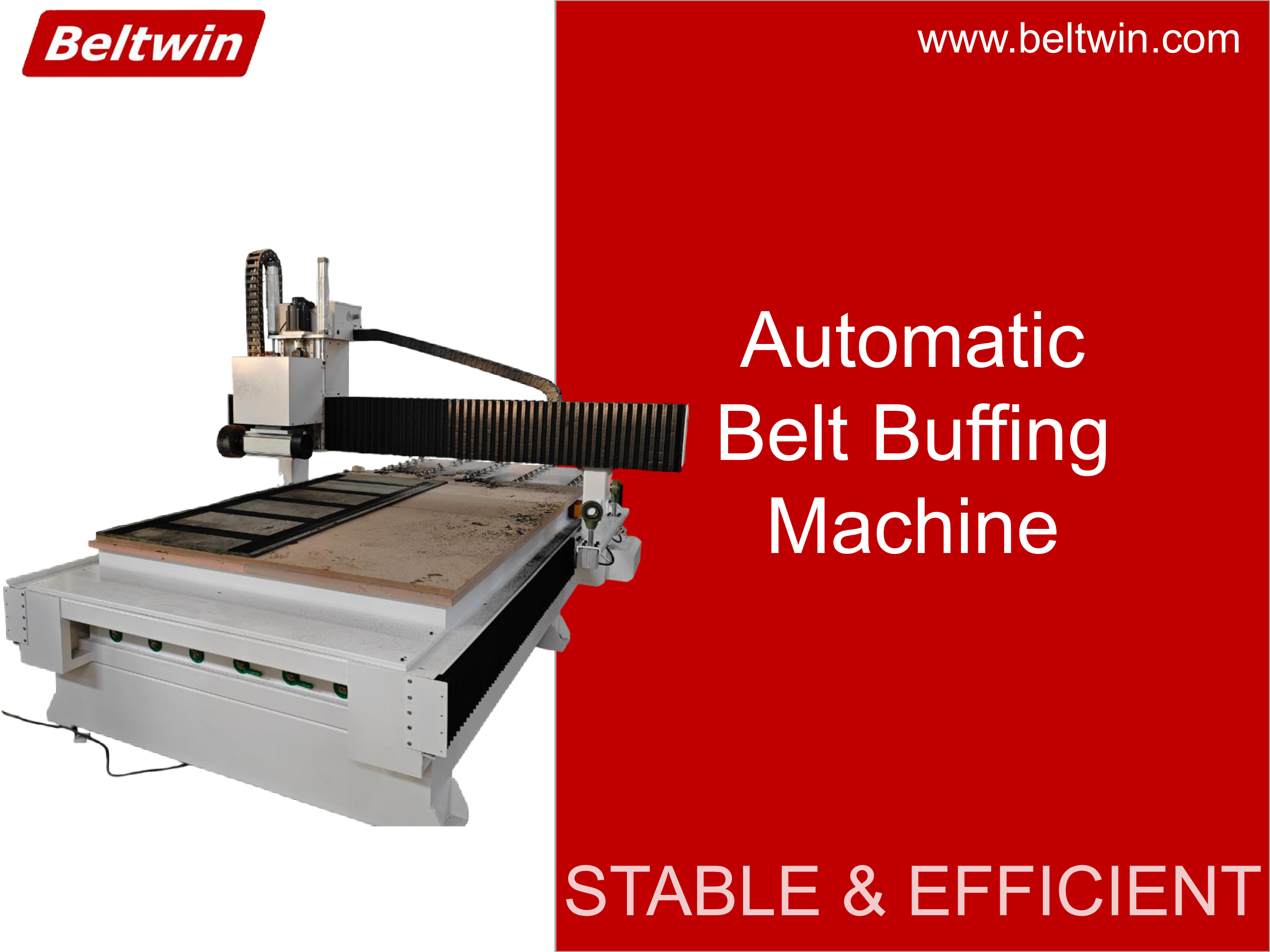 Automatic Belt Buffing Machine Video