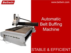 Automatic Belt Buffing Machine Video
