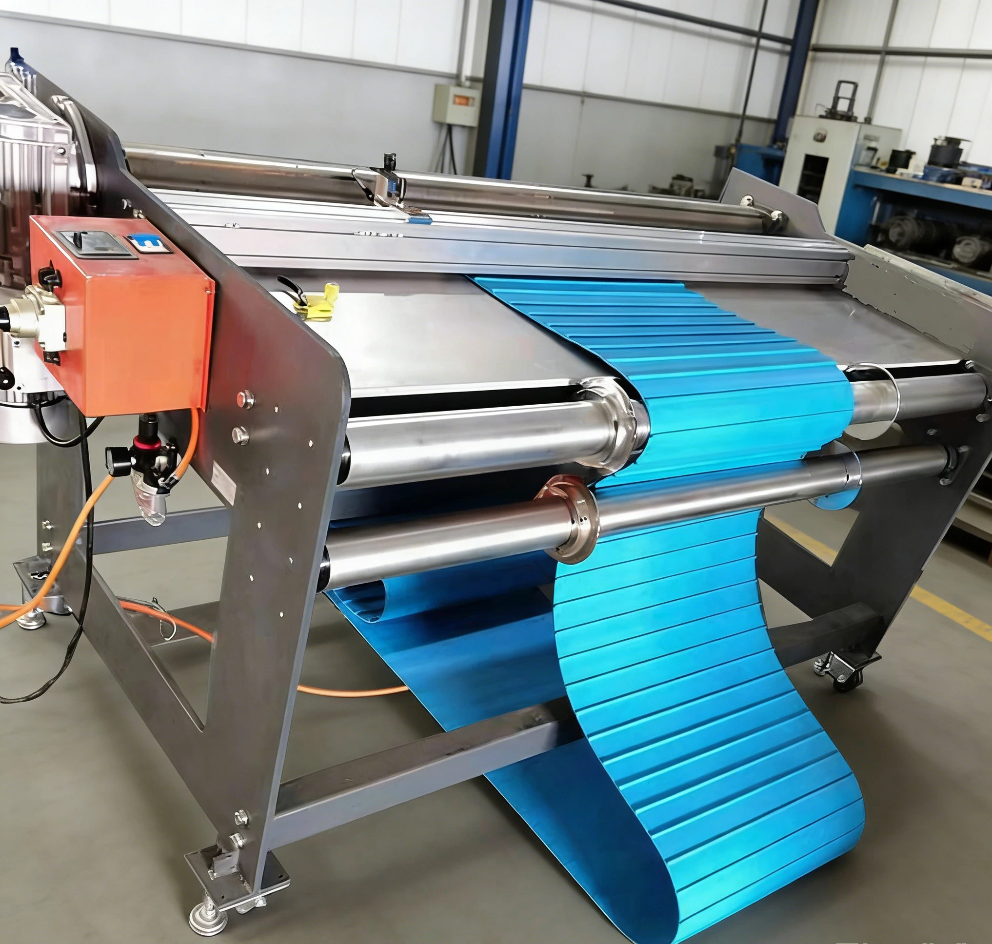 Positive Drive Belt Slitter, Homogeneous PU Belt Cutting Machine