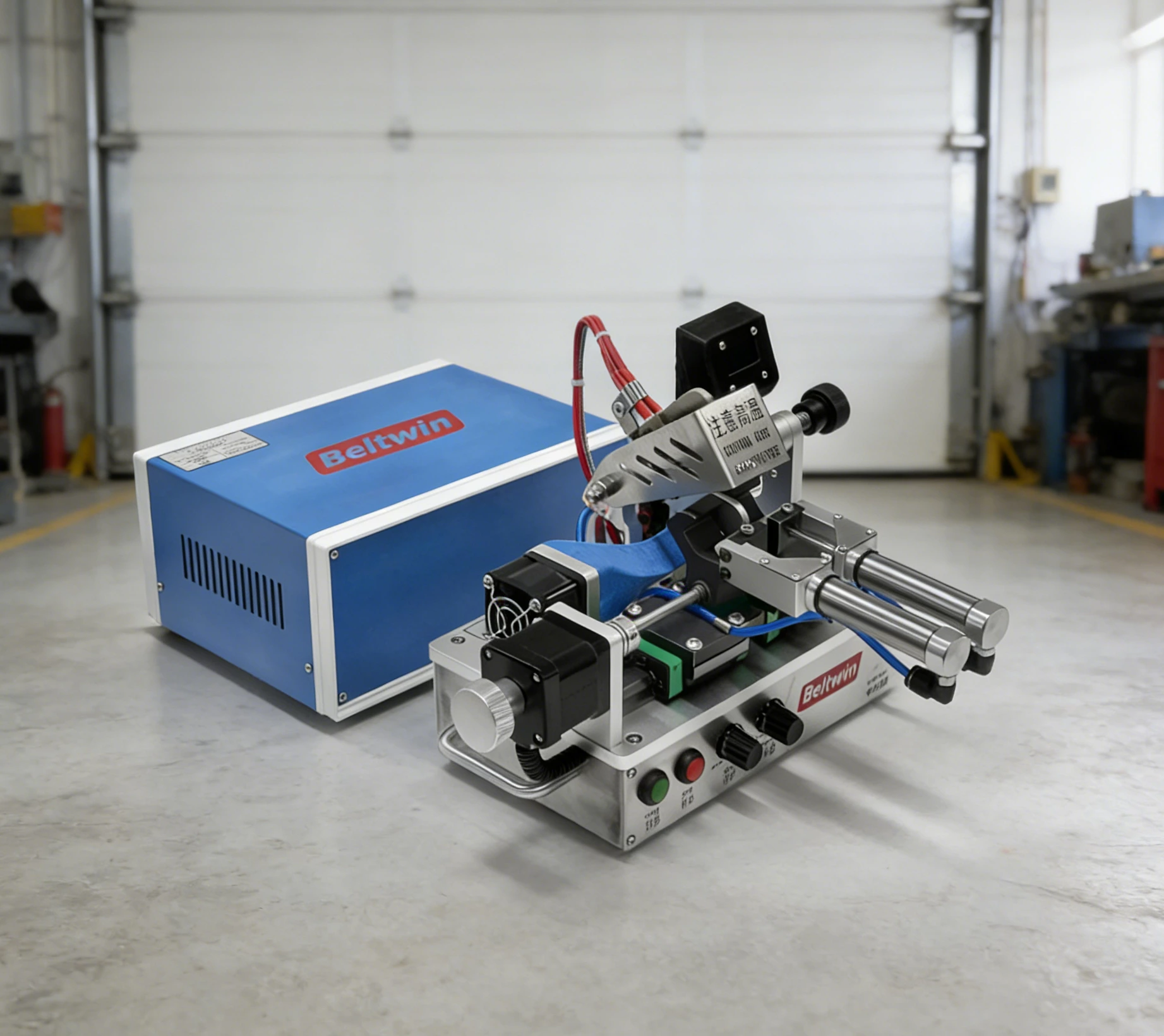 Semi-automatic PU Round V-Belt Splicing Kit and Skiving Machine