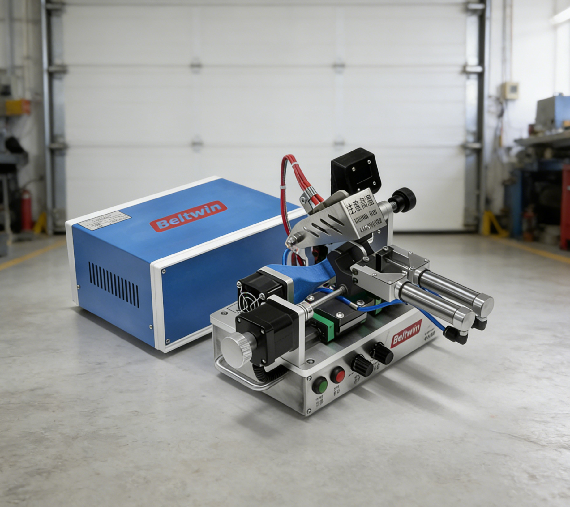 QB13 Semi-automatic PU Round V-Belt Splicing Kit and Skiving Machine