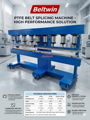 TW(STW)130-200 PTFE Teflon Conveyor Belt Hot Splicing Press Welding Machine