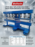 TW(STW)130-200 PTFE Teflon Conveyor Belt Hot Splicing Press Welding Machine